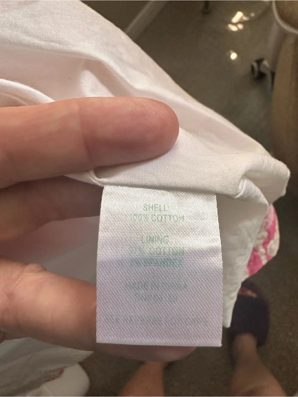 Lilly Pulitzer Pink and White Sleeveless A-Line Dress with Green Waistband